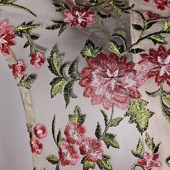 Adrianna Papell floral embroidered dress - Picture 2 of 13